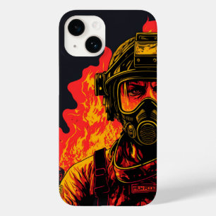 Pompier femme IPhone 14 Coque