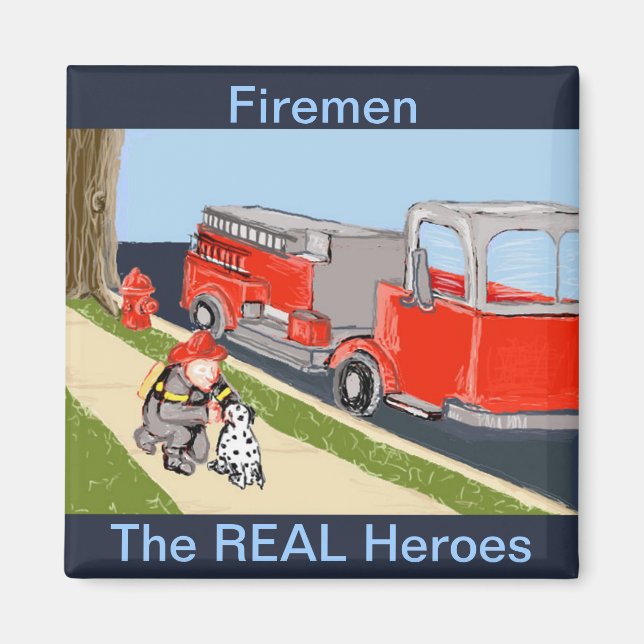 Pompiers - Le véritable aimant des héros (Devant)