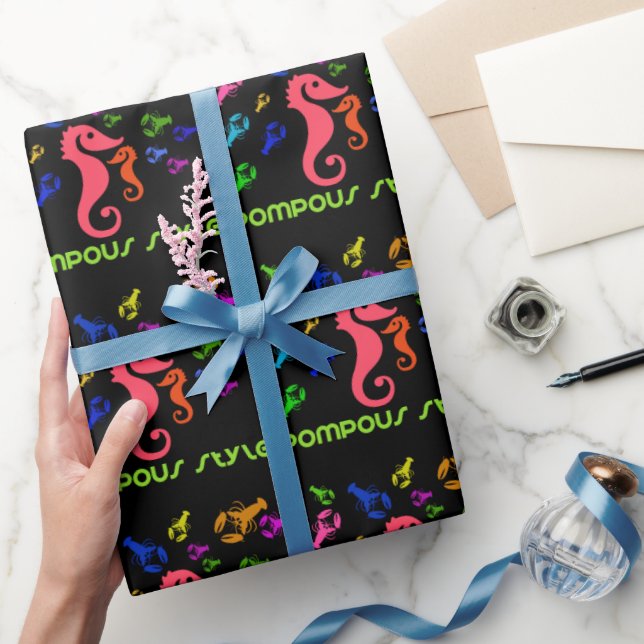 pompous style wrapping paper (Gifting)