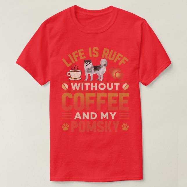 Pomsky 2 T-Shirt (Design Front)