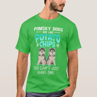 Pomsky Dogs Are Like Pomskies Dog Owner gift girl T-Shirt
