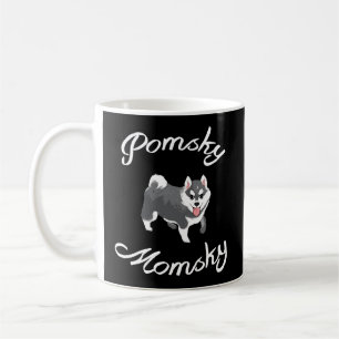 Pomsky Momsky Pet Pomsky Mommy Coffee Mug