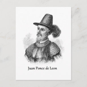 Ponce de Leon and the Fountain of Youth Postcard