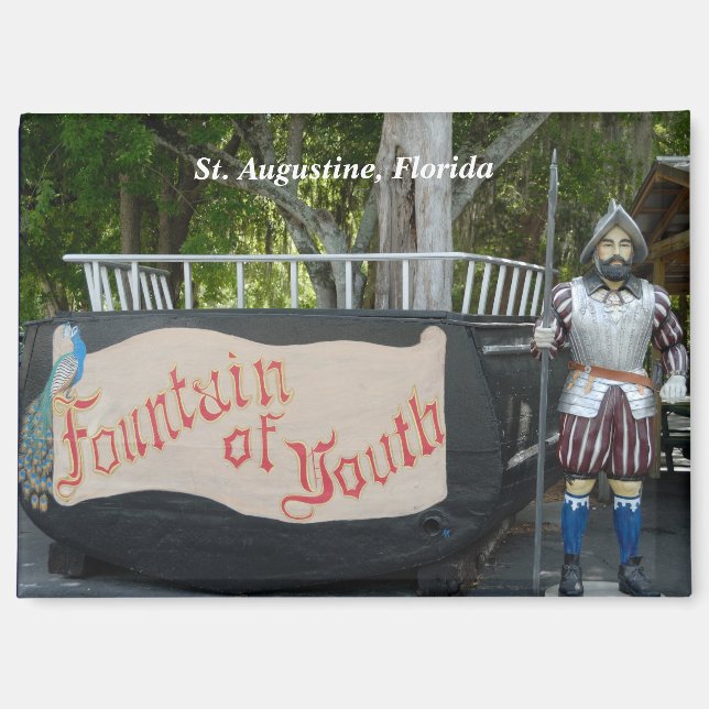 Ponce de Leon Fountain of Youth magnet (Front)