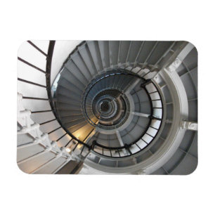 Ponce de Leon Inlet Light Staircase from Below Magnet