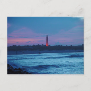 Ponce de Leon Inlet Lighthouse Dusk Postcard