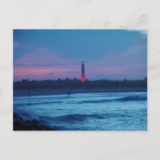 Ponce de Leon Inlet Lighthouse Dusk Postcard