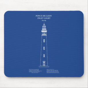 Ponce de Leon Inlet Lighthouse – Florida - AD Mouse Pad