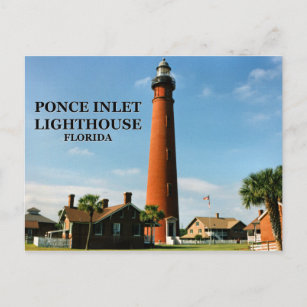 Ponce de Leon Inlet Lighthouse, Florida Postcard