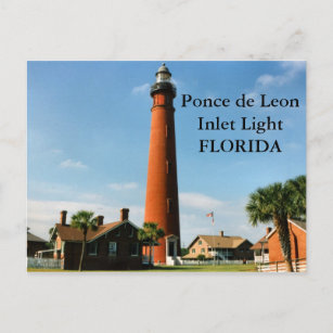 Ponce de Leon Inlet Lighthouse, Florida Postcard