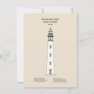 Ponce de Leon Inlet Lighthouse - Florida - SBD Card