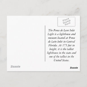 Ponce de Leon Inlet Lighthouse Postcard