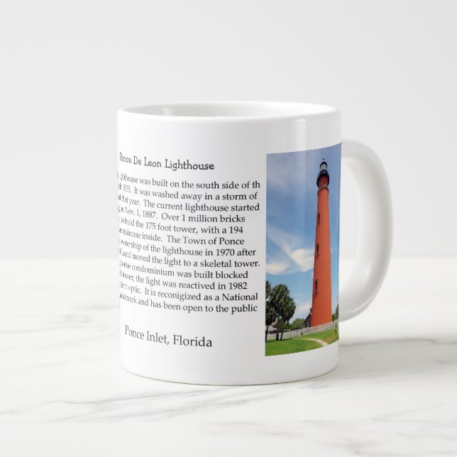 Ponce De Leon Lighhtouse Specialty Mug (Front Right)