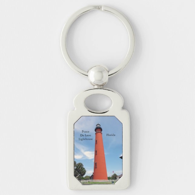 Ponce De Leon Lighthouse key chain (Front)
