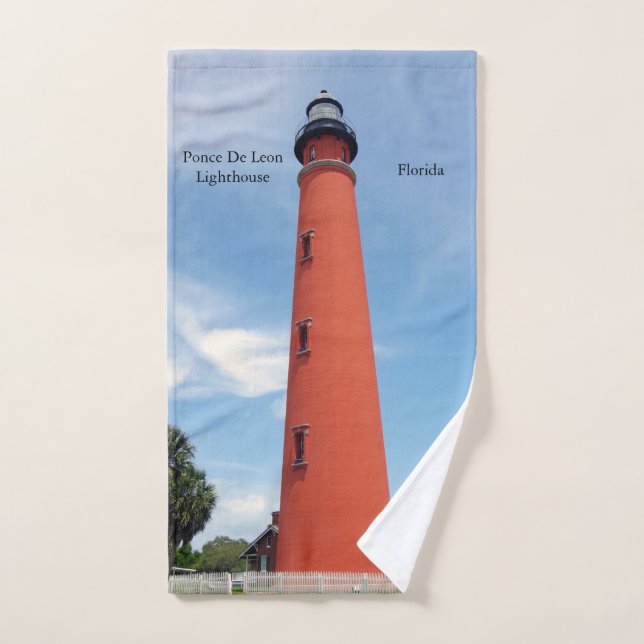 Ponce De Leon Lighthouse towel set (Hand Towel)