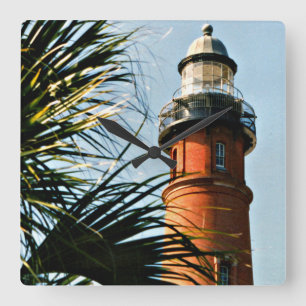 Ponce Inlet Lighthouse, Florida Square Wall Clock