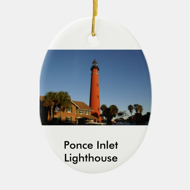 Ponce Inlet Lighthouse Ornament (Front)
