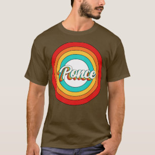 Ponce Name Shirt Vintage Ponce Circle