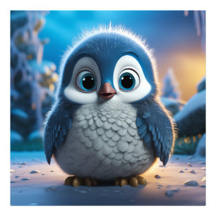 Poncho - A smooth baby penguin Photo Print