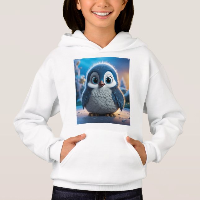Poncho - Un pingouin doux pour bébé (Devant)