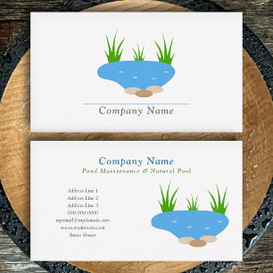 Pond and Natural Pool Business Card