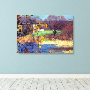 Pond at Old Lyme, Connecticut Canvas Print