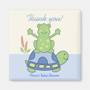 Pond Friends Frog & Turtle Customized Favour Magne Magnet