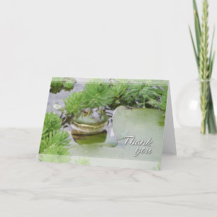 Pond Frog Thank You Card