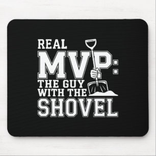 Pond Hockey Player Humor Shinny Mouse Pad