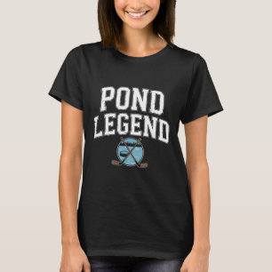 Pond Hockey Player Pond Legend Shinny (1) T-Shirt