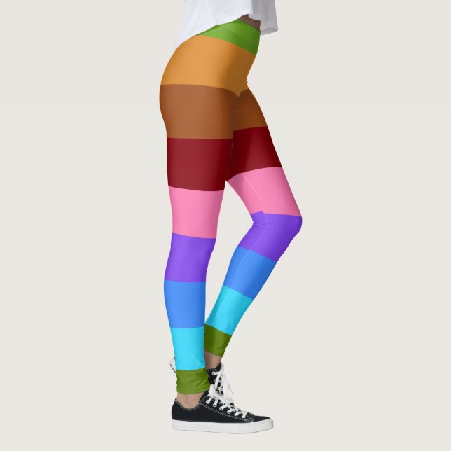 Pond Life Candy Stripe CC Leggings (Right)