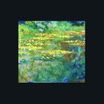Pond of Water Lilies by Claude Monet Canvas Print<br><div class="desc">Pond of Water Lilies by Claude Monet - ON STRETCHED CANVAS! This is a quality reproduction of French Impressionist Claude Monet's "Pond of Water Lilies" [Le Bassin des Nympheas]. Monet painted this oil on canvas in 1904. Please note: The size you choose may change the overall look of the artwork,...</div>