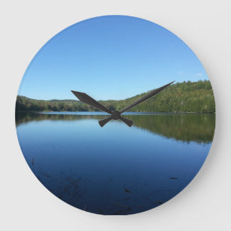 Pond Reflection Large Clock