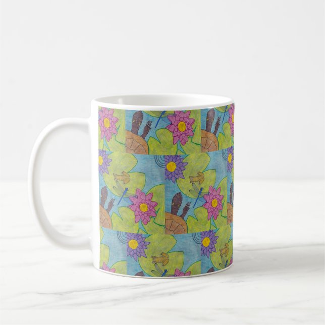 Pond Scene - Classic Mug (Left)