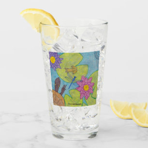 Pond Scene - Glass Cup