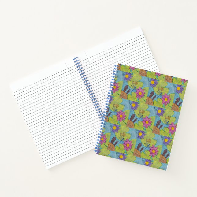 Pond Scene (pattern) - Notebook (Inside)