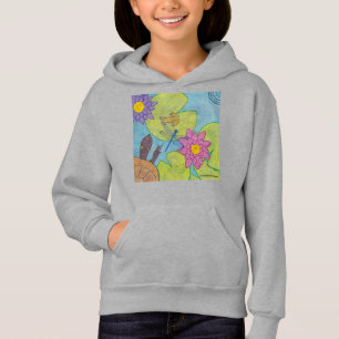 Pond Scene (vivid) - Girl's Hoodie