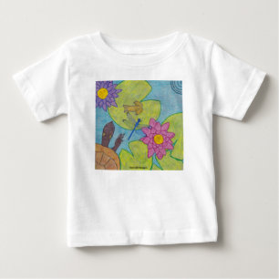 Pond Scene (white) - Baby T-Shirt