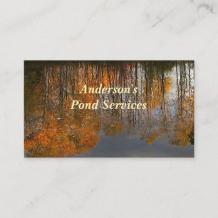 Pond Services Business Card