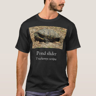 Pond Slider Turtle T-shirt noir