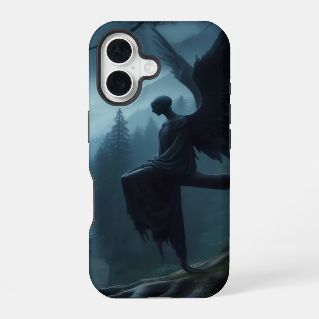 Ponder the Moon iPhone 16 Case (Back)