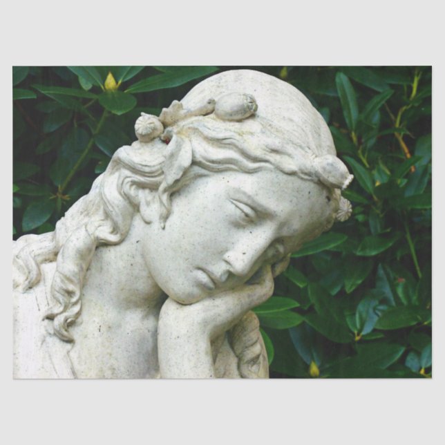 pondering angel tissue paper (Front)