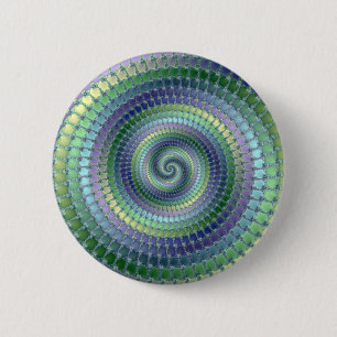 Pondering - Fractal 2 Inch Round Button