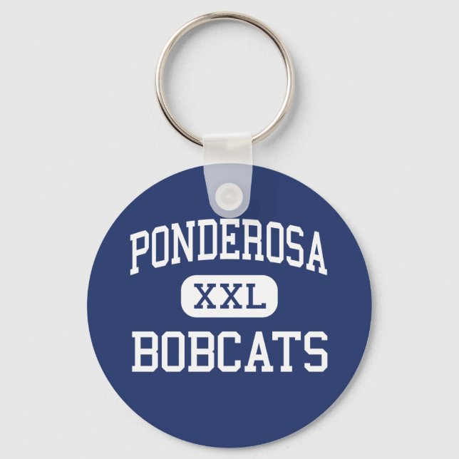 Ponderosa - Bobcats - Junior - Klamath Falls Keychain (Front)
