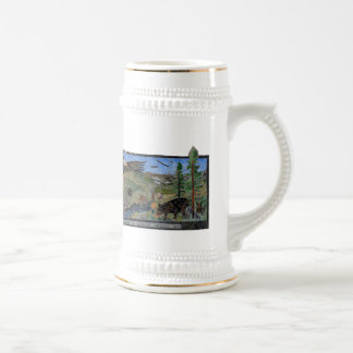 Ponderosa Lane Mosaic Mural - Groveland, CA Beer Stein