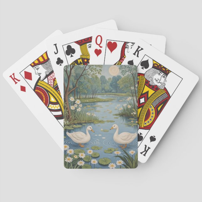 Pondside Tranquility Playing Cards (Back)