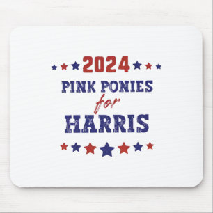 Ponies For Kamala-harris 2024 Mouse Pad