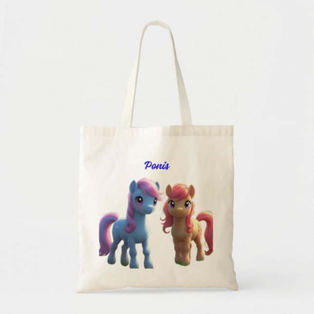 PONIES TOTE BAG (Front)