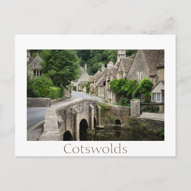Pont à Castle Combe, carte postale (Devant)