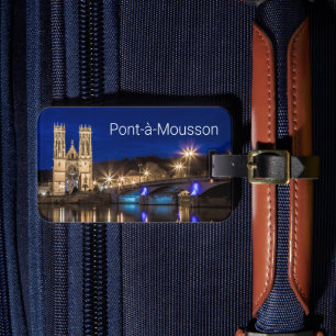 Pont a Mousson Panorama with Moselle Souvenir Luggage Tag